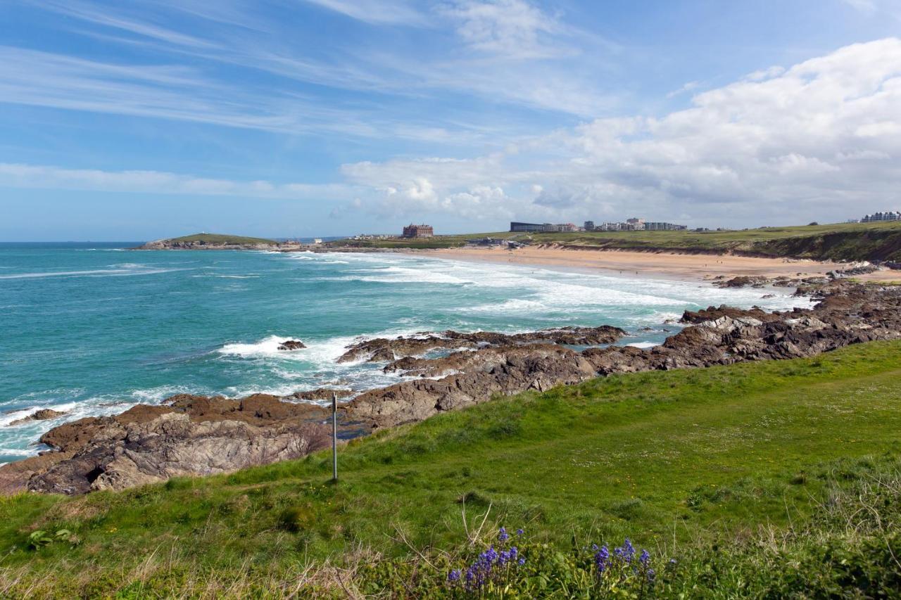 Fistral Beach Garden Apartment 3 Ньюкі Екстер'єр фото